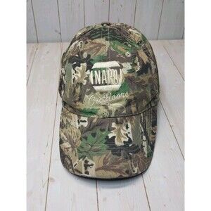 NAPA Auto Parts Outdoor Woodland Camouflage Snapback Cotton Baseball Cap Vtg Dad